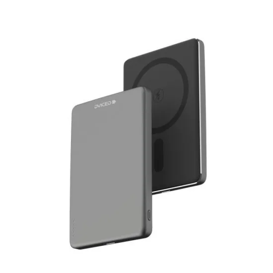 Dviced Ultrathin Power bank 5000mAh - Black/Grey